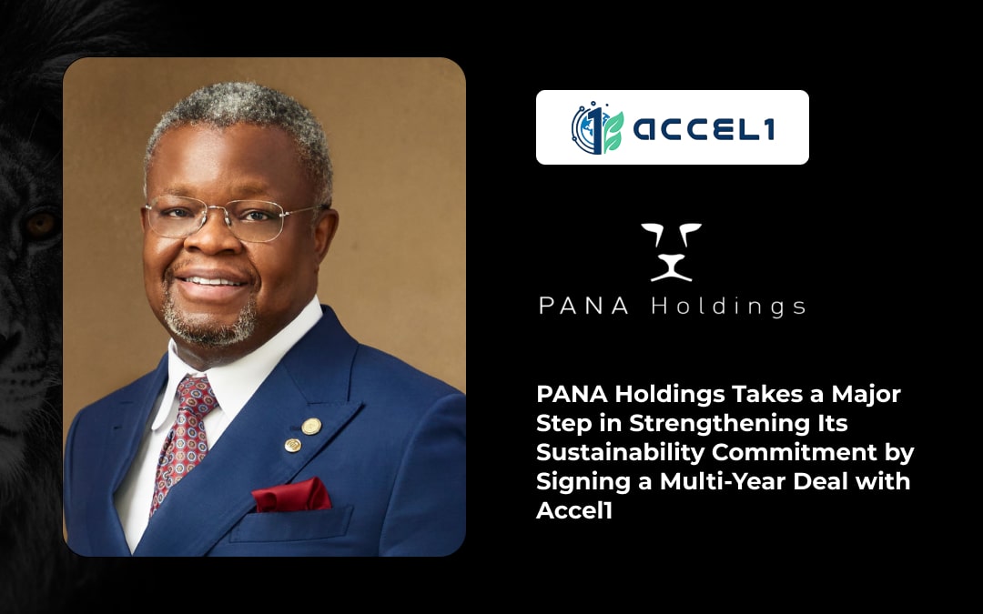 PANA Holdings Takes a Major Step in Strengthening Its Sustainability Commitment by Signing a Multi-Year Deal with Accel1